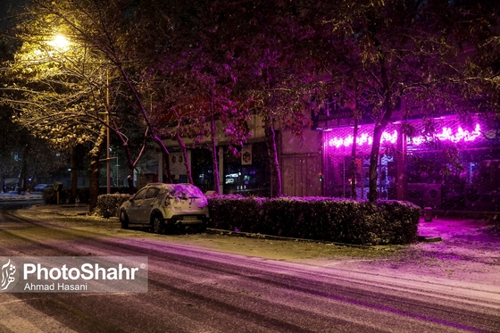 شب برفی مشهد