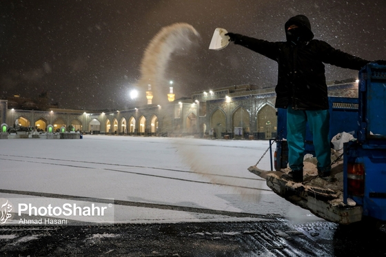 شب برفی مشهد