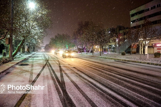 شب برفی مشهد