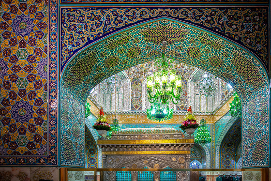 روضه منوره و ضریح مطهر امام رضا (علیه السلام)