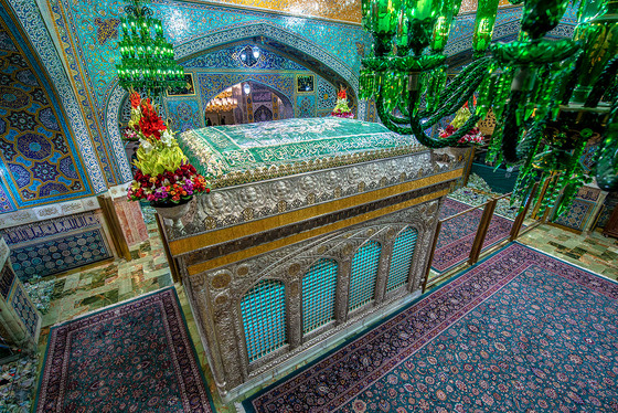 روضه منوره و ضریح مطهر امام رضا (علیه السلام)
