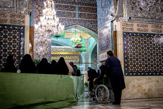 روضه منوره و ضریح مطهر امام رضا (علیه السلام)