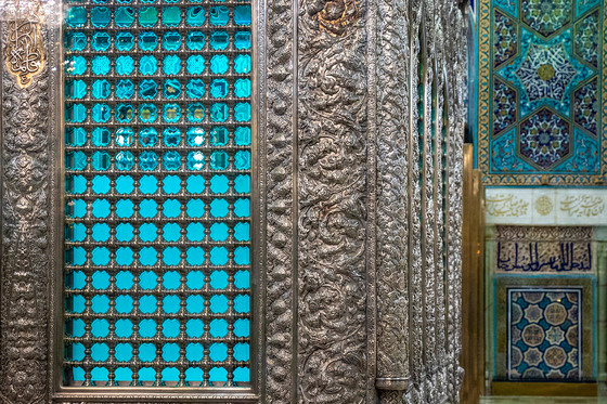 روضه منوره و ضریح مطهر امام رضا (علیه السلام)