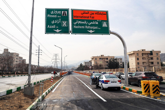 افتتاح دوربرگردان غیرهمسطح شهید برونسی‎