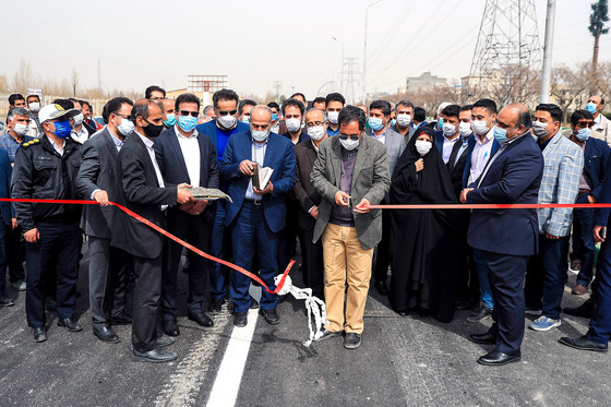 افتتاح دوربرگردان غیرهمسطح شهید برونسی‎