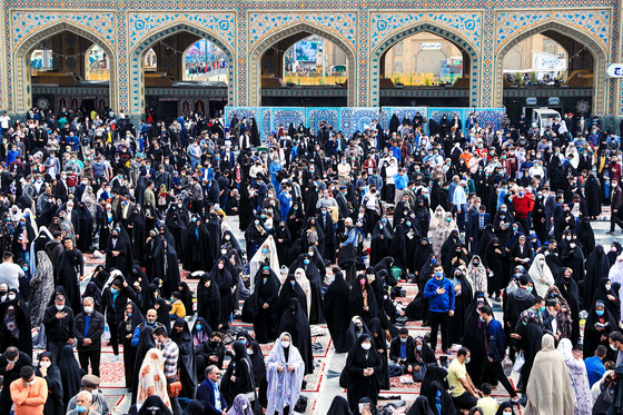 مراسم تحویل سال 1400 در حرم مطهر امام رضا (ع)