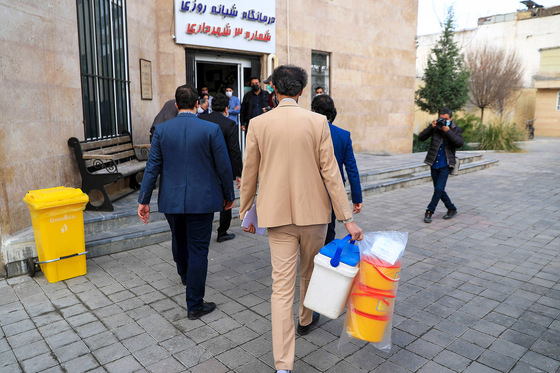 آغاز واكسيناسيون نيروهاي كارگري خدمات شهري شهرداری مشهد