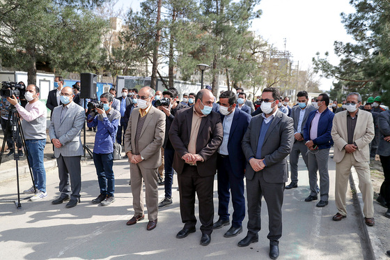 مراسم آغاز عملیات اجرایی زیرگذر آزادی به جانباز‎
