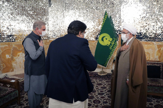 دیدار تولیت آستان قدس رضوی و وزیر امورخارجه پاکستان‎