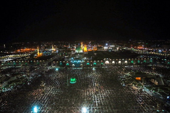 مراسم احیاء شب 21 ماه مبارک رمضان در حرم مطهر رضوی