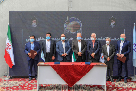 رونمایی از نخستین اتوبوس برقی کشور در مشهد