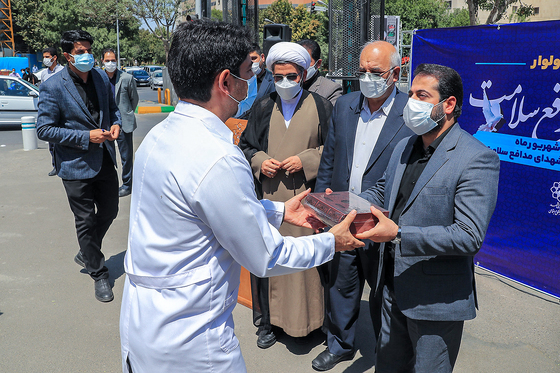 آئین نامگذاری بلوار شهدای مدافع سلامت در مشهد