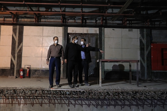 بازدید اعضای شورای اسلامی شهر مشهد از خطوط قطار شهری مشهد