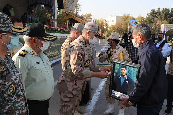 آیین دانش‌آموختگی مرزبانان خراسان رضوی