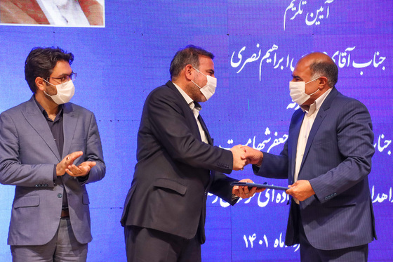 مراسم تودیع ومعارفه مدیرکل راهداری و حمل ونقل