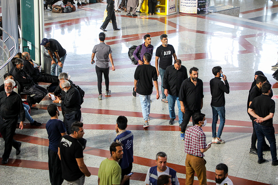 پایانه مسافربری مشهد در روز شهادت امام رضا (ع)
