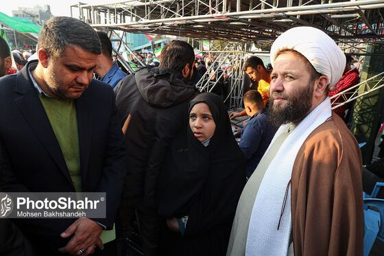 تشییع پیکر شهید مدافع امنیت «حسن براتی» در مشهد