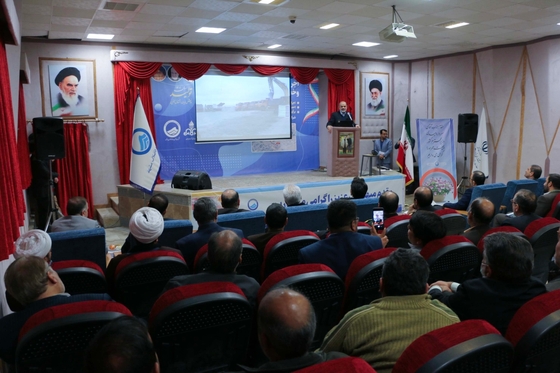 مراسم آغاز عملیات اجرایی طرح شبکه جمع آوری و انتقال فاضلاب شهر رضویه