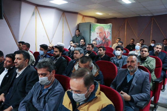 مراسم آغاز عملیات اجرایی طرح شبکه جمع آوری و انتقال فاضلاب شهر رضویه