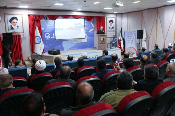 مراسم آغاز عملیات اجرایی طرح شبکه جمع آوری و انتقال فاضلاب شهر رضویه