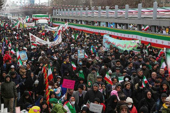 راهپیمایی 22 بهمن در مشهد 2