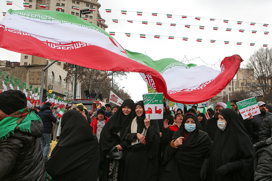 راهپیمایی 22 بهمن در مشهد 2