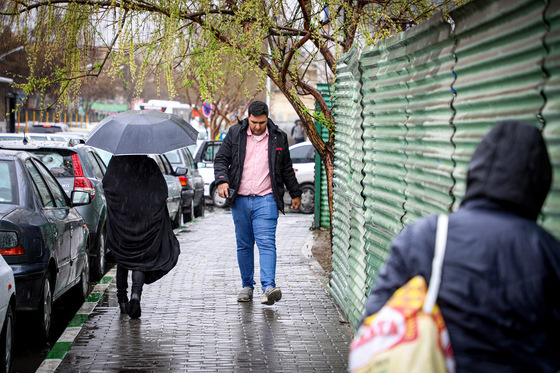 بارش باران در مشهد