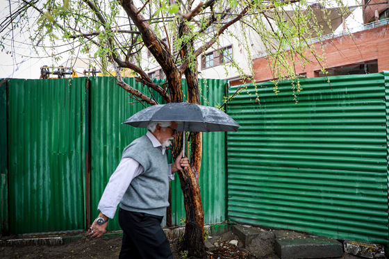 بارش باران در مشهد