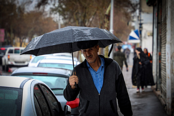 بارش باران در مشهد