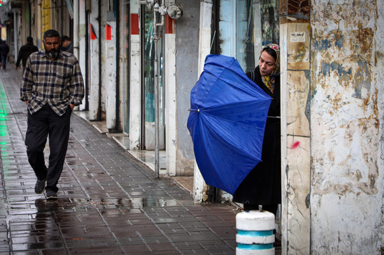 بارش باران در مشهد