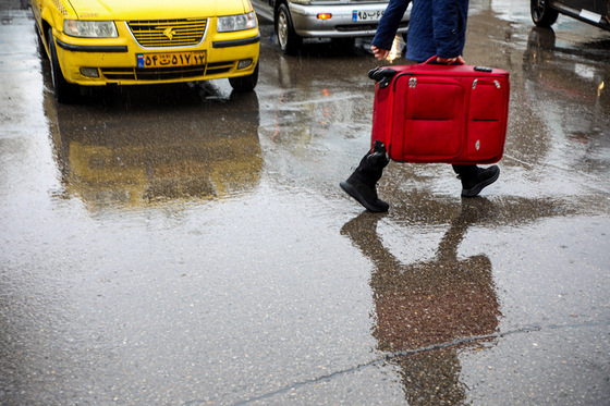 بارش باران در مشهد