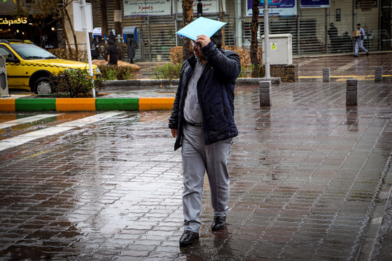 بارش باران در مشهد