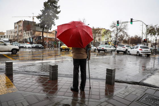 بارش باران در مشهد