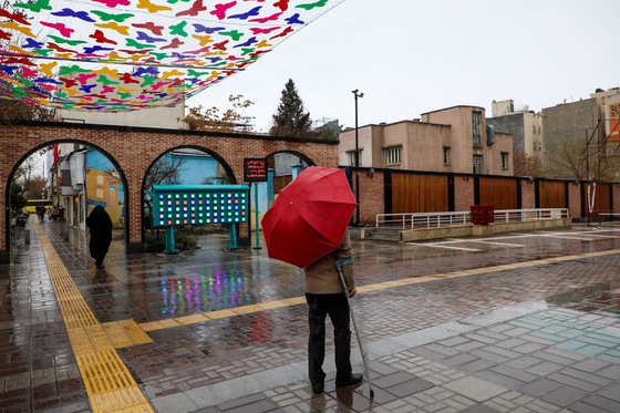 بارش باران در مشهد