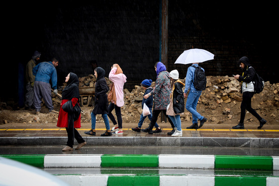 بارش باران در مشهد