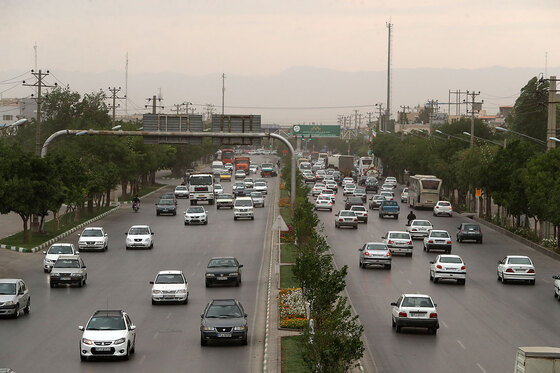 گرد و خاک صبحگاهی در مشهد