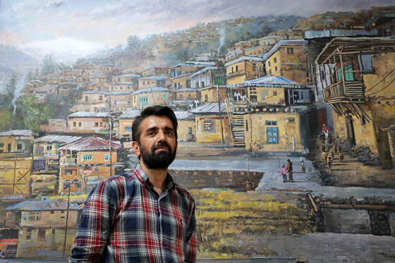 محمد چناری،نقاش خیابانهای مشهد