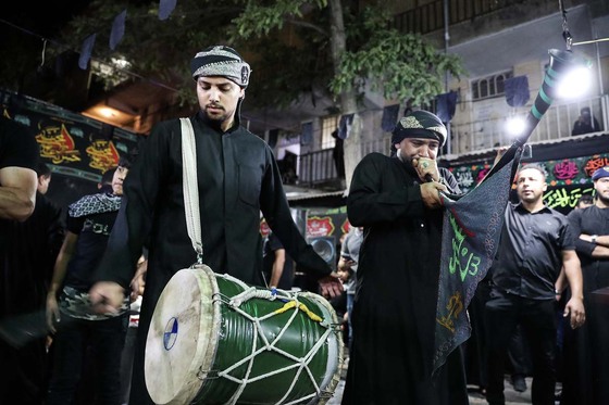 آیین سینی گردانی حضرت قاسم علیه السلام در شب هشتم محرم