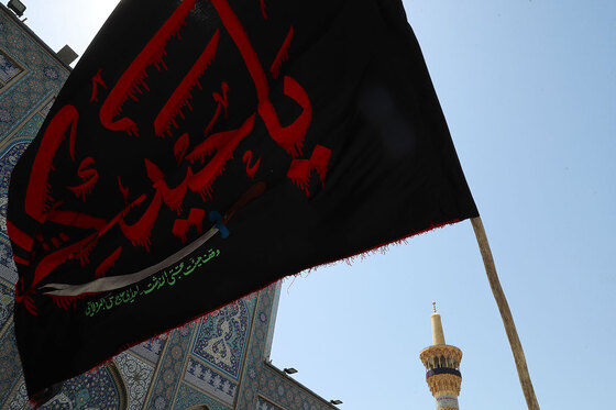 عزاداری روز عاشورا در خیابان امام رضا علیه السلام مشهد
