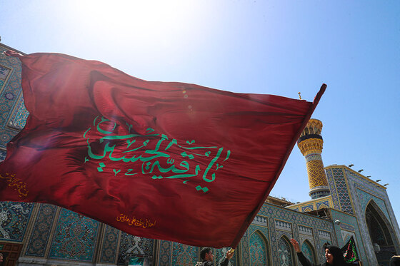 عزاداری روز عاشورا در خیابان امام رضا علیه السلام مشهد