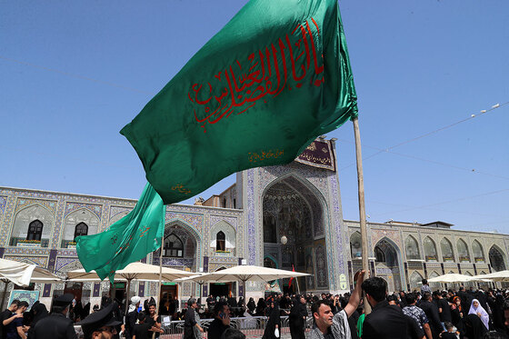 عزاداری روز عاشورا در خیابان امام رضا علیه السلام مشهد