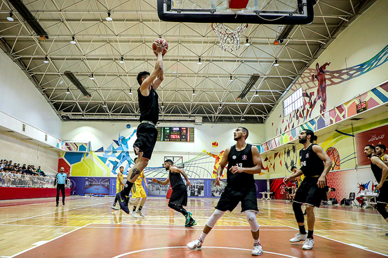 مسابقات لیگ برتر بسکتبال استان | دیدار رادین و فرش مشهد