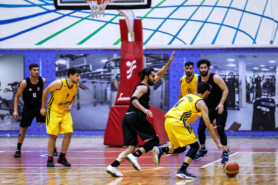 مسابقات لیگ برتر بسکتبال استان | دیدار رادین و فرش مشهد
