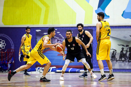 مسابقات لیگ برتر بسکتبال استان | دیدار رادین و فرش مشهد