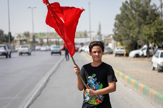 زائران پیاده امام رضا (ع)