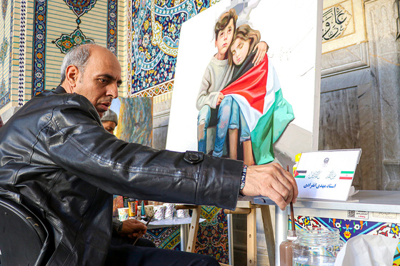 رویداد هنری «من القدس، الی القدس » در حرم مطهر رضوی