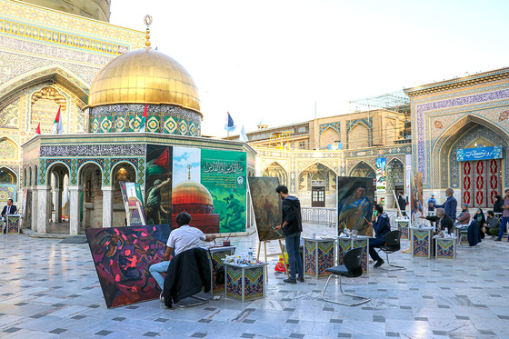 رویداد هنری «من القدس، الی القدس » در حرم مطهر رضوی