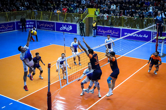 لیگ برتر والیبال | مسابقه نیان الکترونیک مشهد و شهرداری گنبد