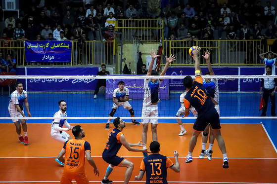 لیگ برتر والیبال | مسابقه نیان الکترونیک مشهد و شهرداری گنبد