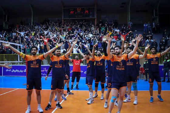 لیگ برتر والیبال | مسابقه نیان الکترونیک مشهد و شهرداری گنبد